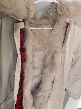 Fur Parka Coat (Fox Fur Hood & Rex Rabbit Liner)
